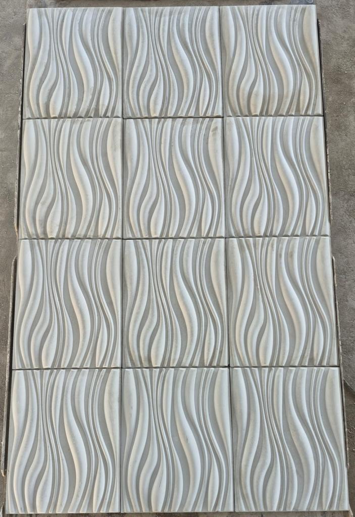 Revestimento cimento - Parede 3 D